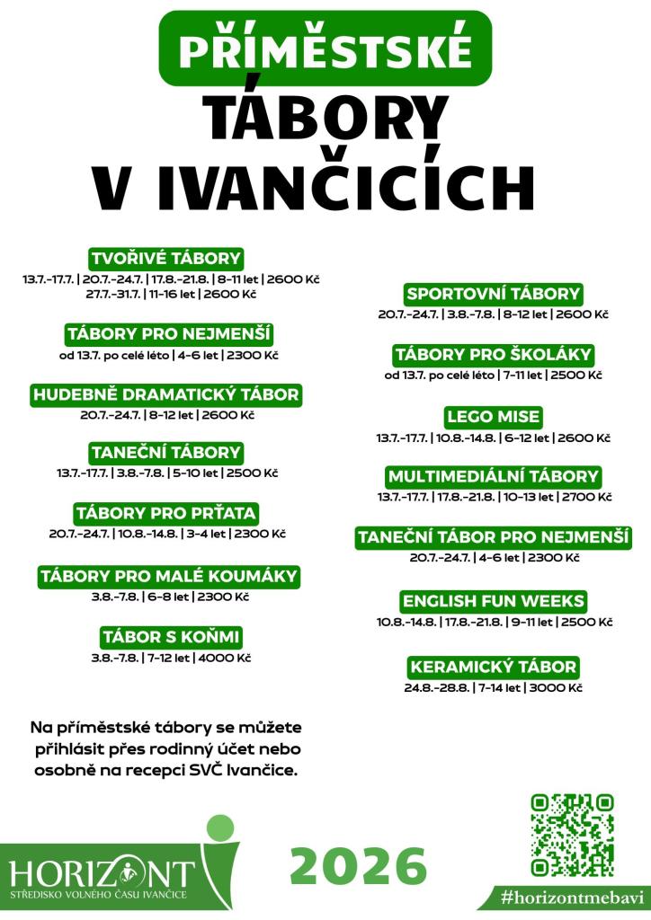 Tábory  SVČ Ivančice