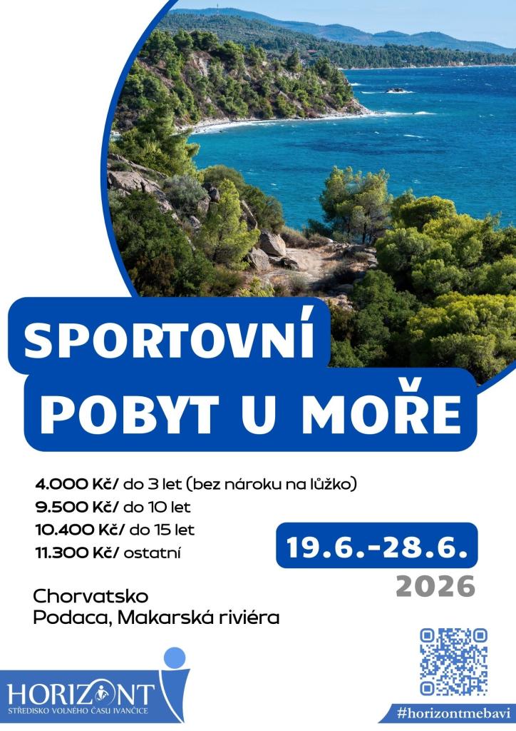 Sportovní pobyt u&nbsp;moře - SVČ Ivančice 