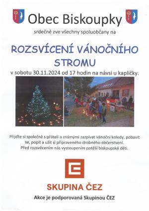 Rozsvícení vánočního stromu