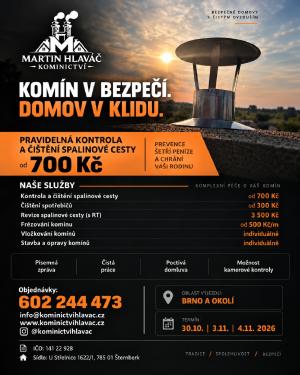 Hlaváč - kominické služby 